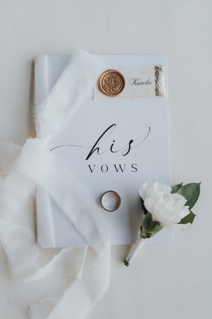 Groom corsage