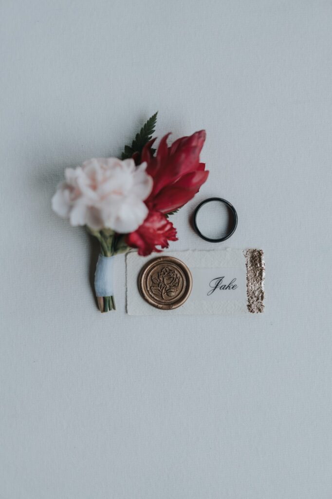 Groom corsage